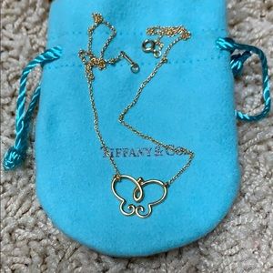 Tiffany &Co Paloma Picasso Butterfly Necklace-Gold